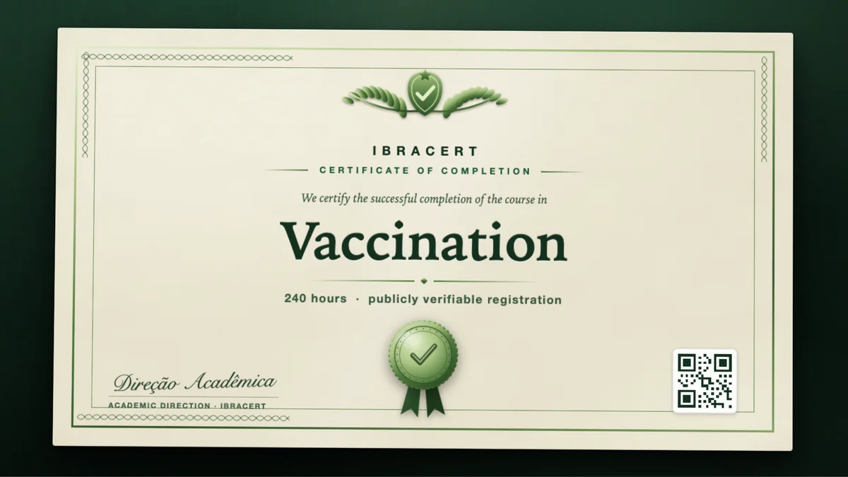 Cover of the Vaccination course
