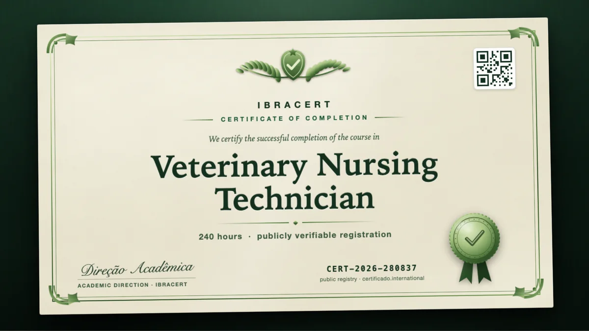 Cover of the Veterinary Nursing Technician course
