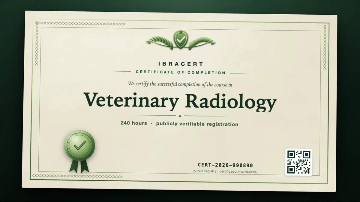 Cover of the Veterinary Radiology course
