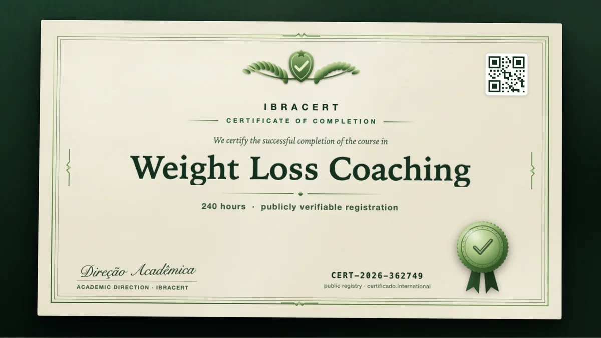 Cover of the Weight Loss Coaching course