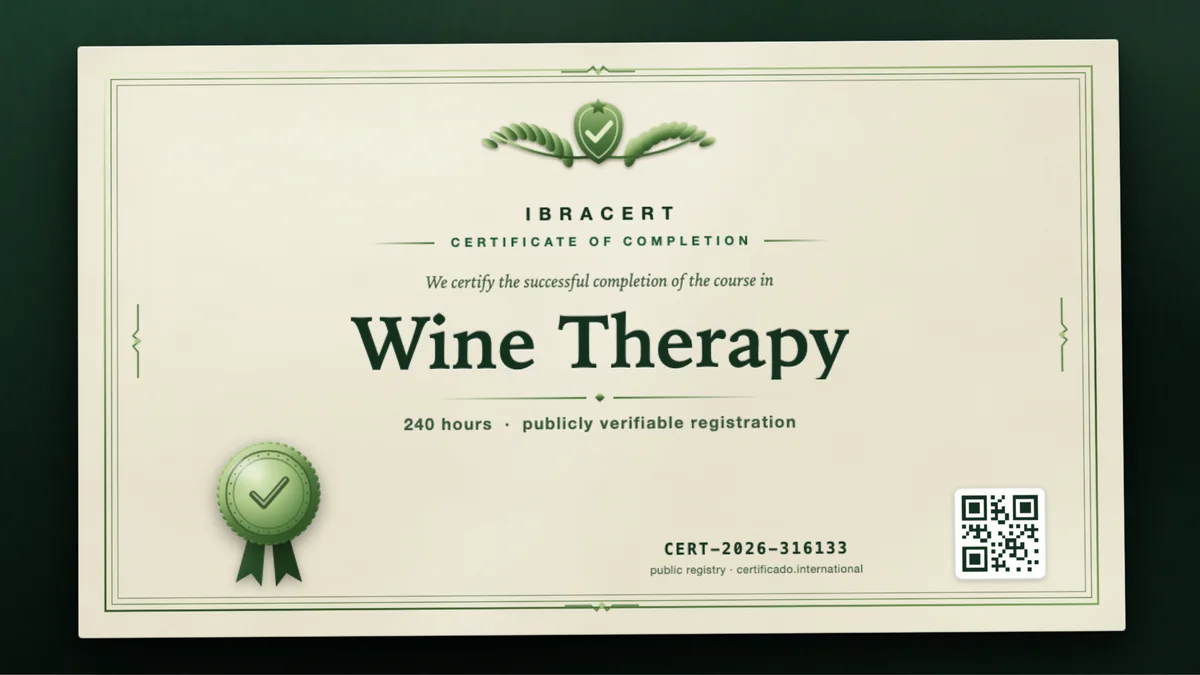 Cover of the Wine Therapy course