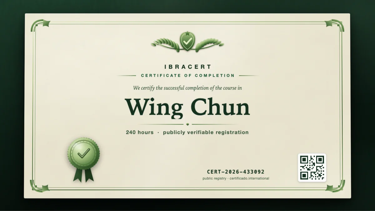 Cover of the Wing Chun course