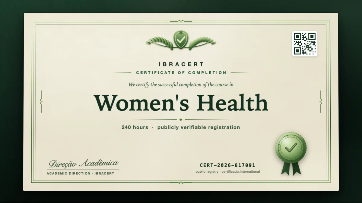 Cover of the Women's Health course