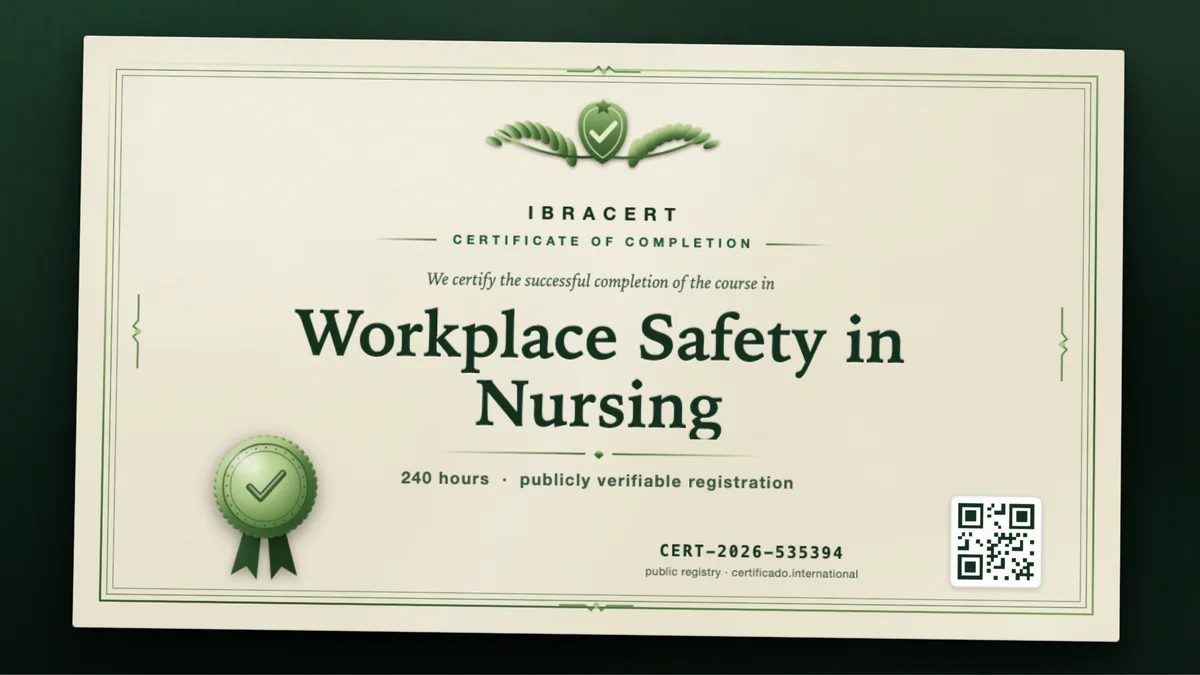 Cover of the Workplace Safety in Nursing course