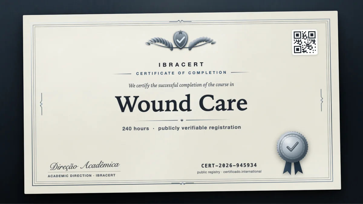 Cover of the Wound Care course