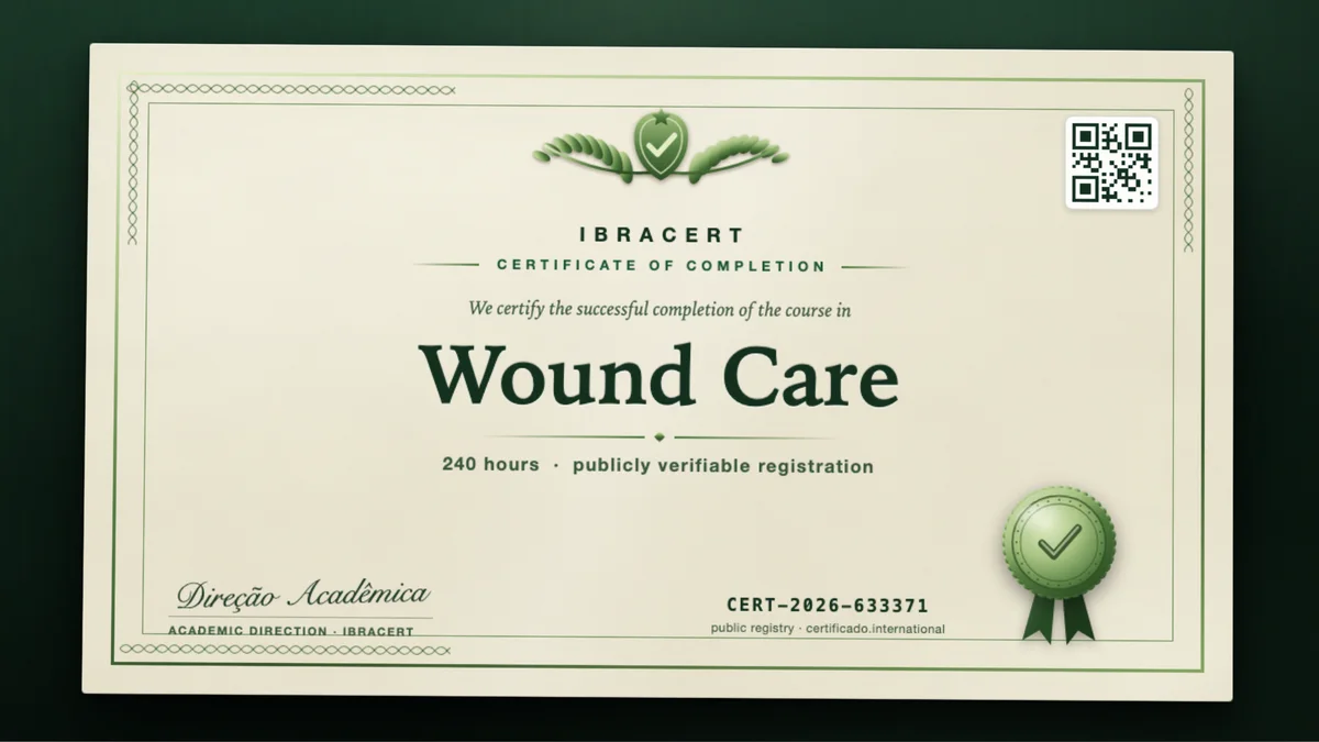 Cover of the Wound Care course