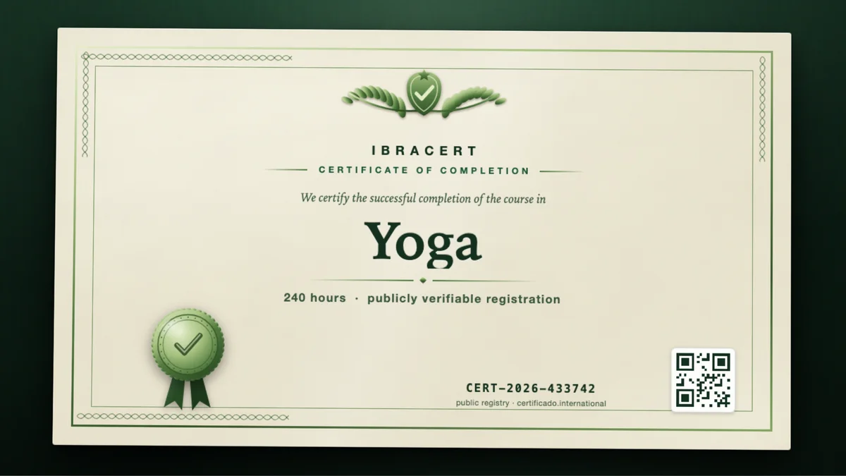 Cover of the Yoga course