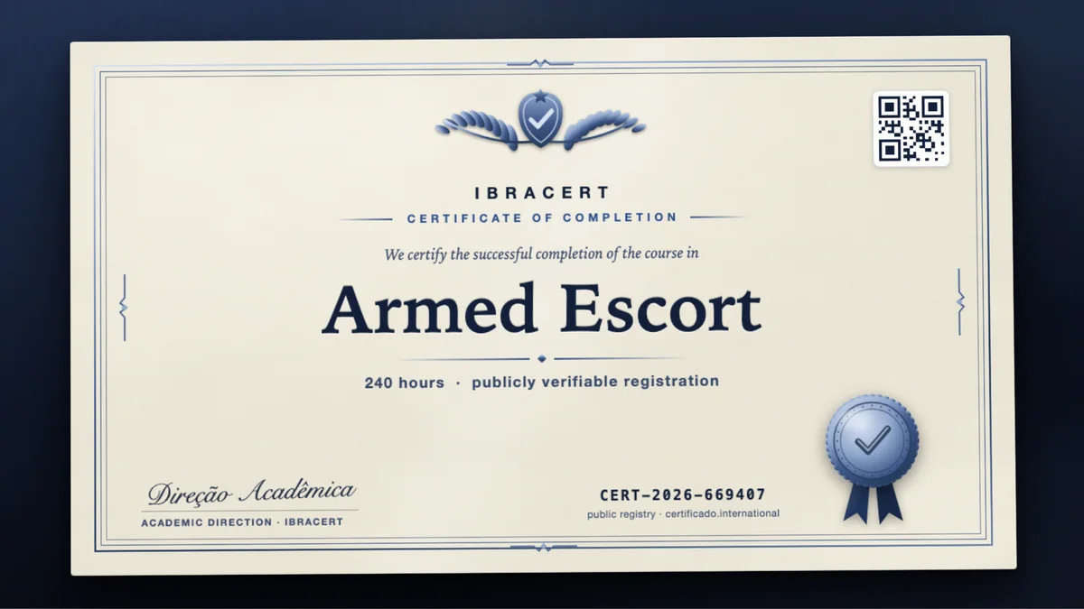 Cover of the Armed Escort course