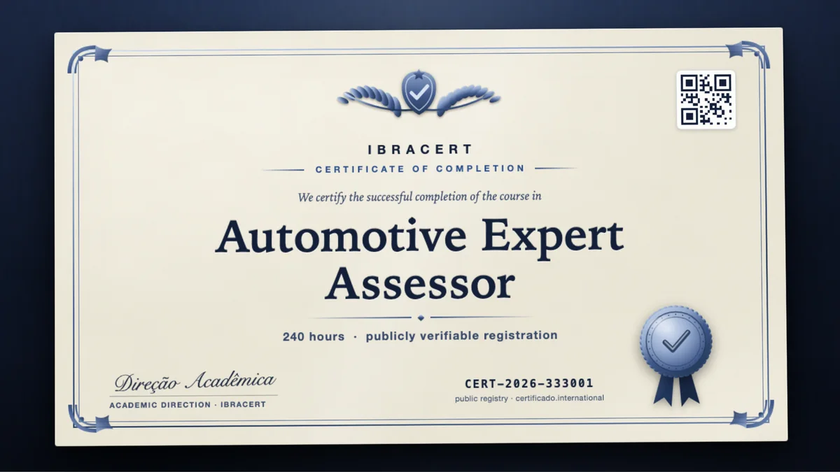 Cover of the Automotive Expert Assessor course