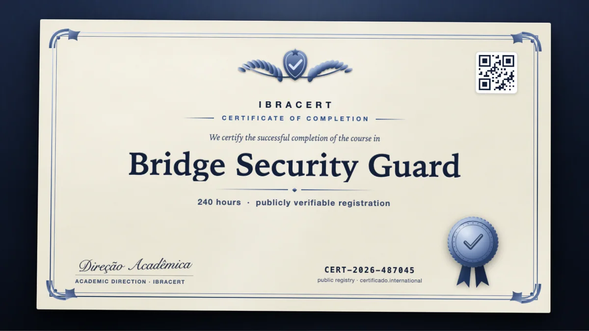 Cover of the Bridge Security Guard course