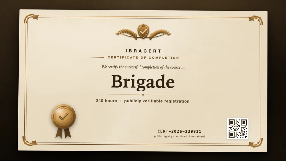 Cover of the Brigade course