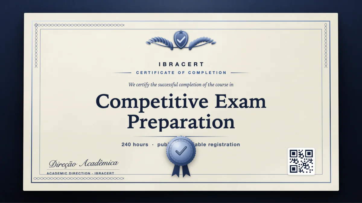 Cover of the Competitive Exam Preparation course
