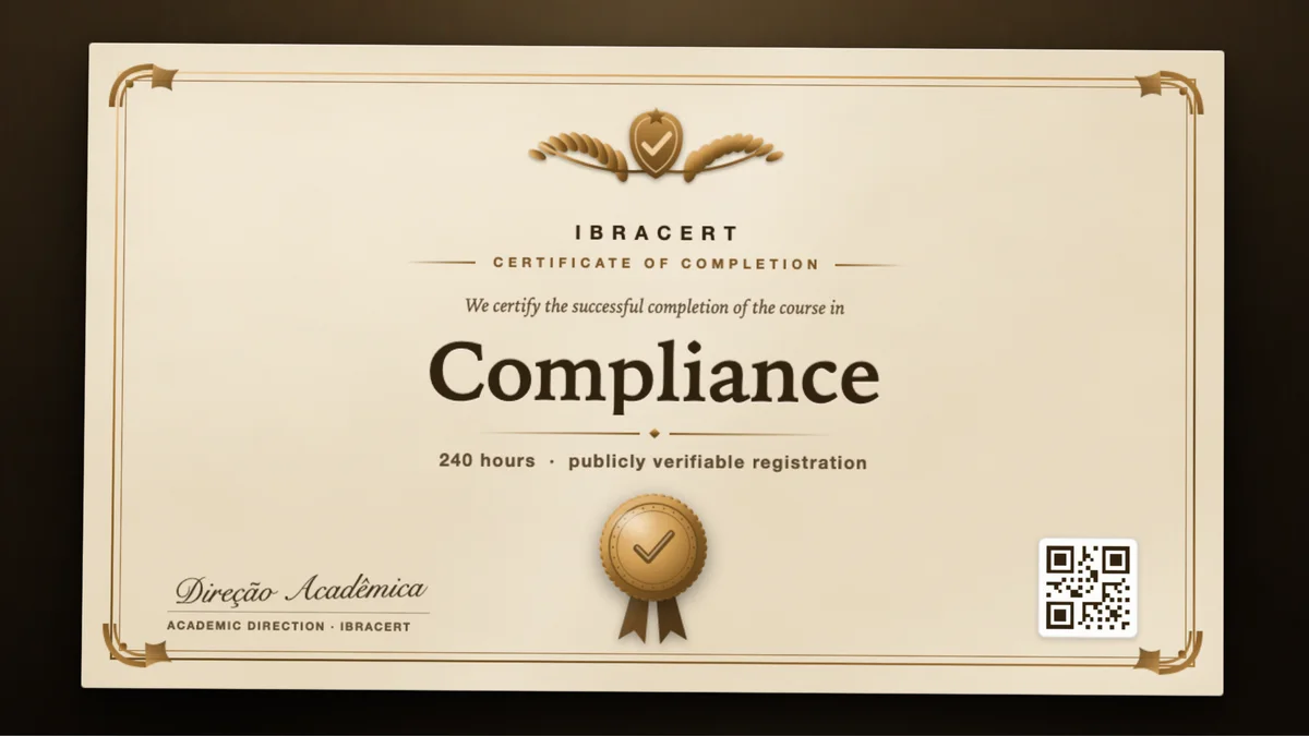 Cover of the Compliance course