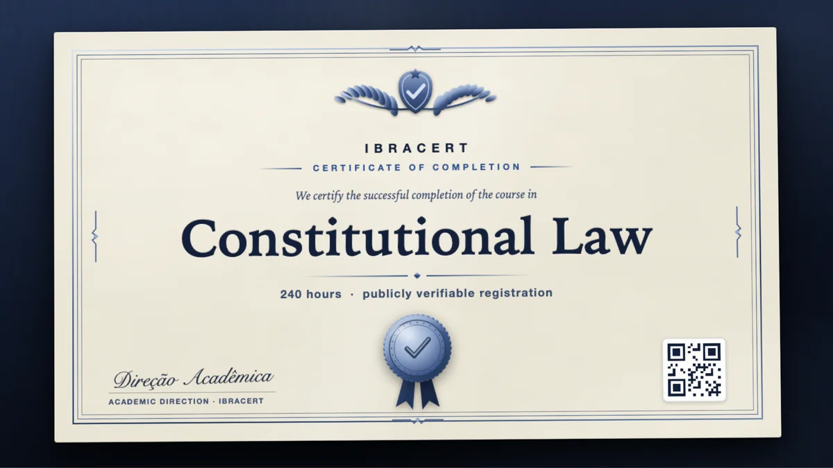 Cover of the Constitutional Law course