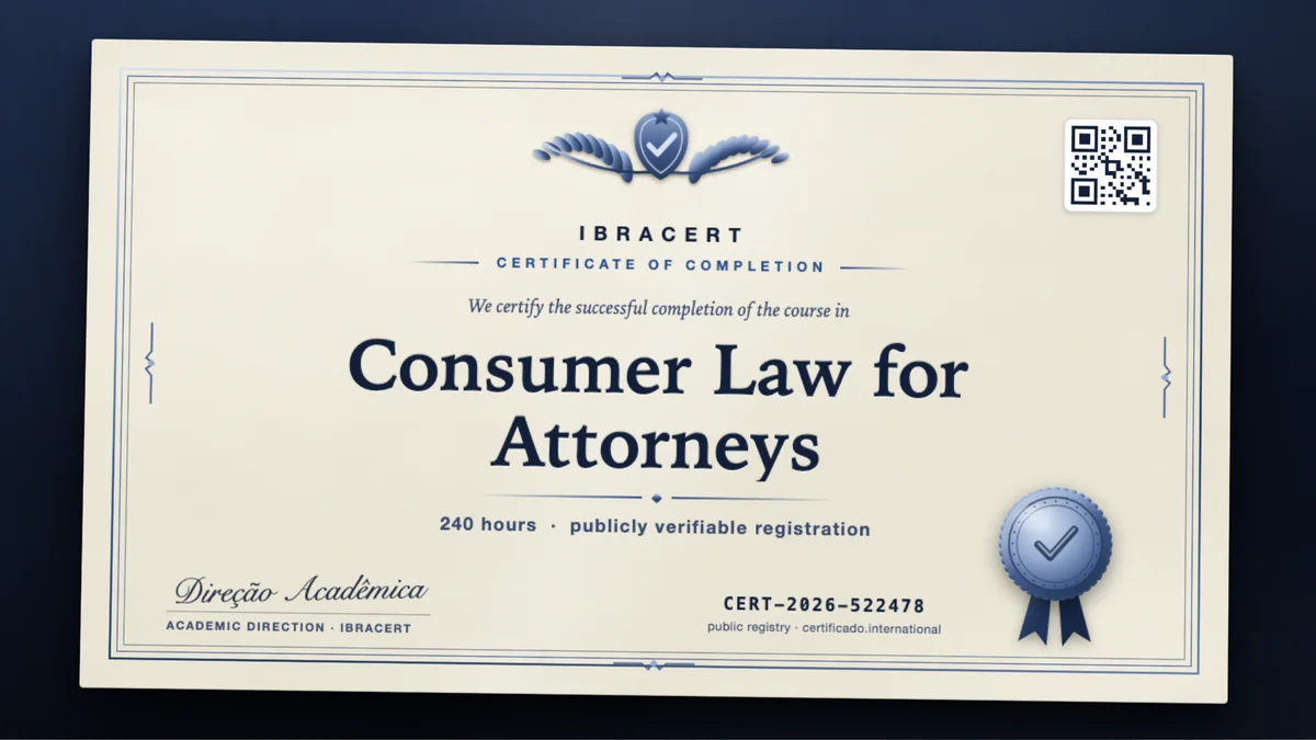 Cover of the Consumer Law for Attorneys course