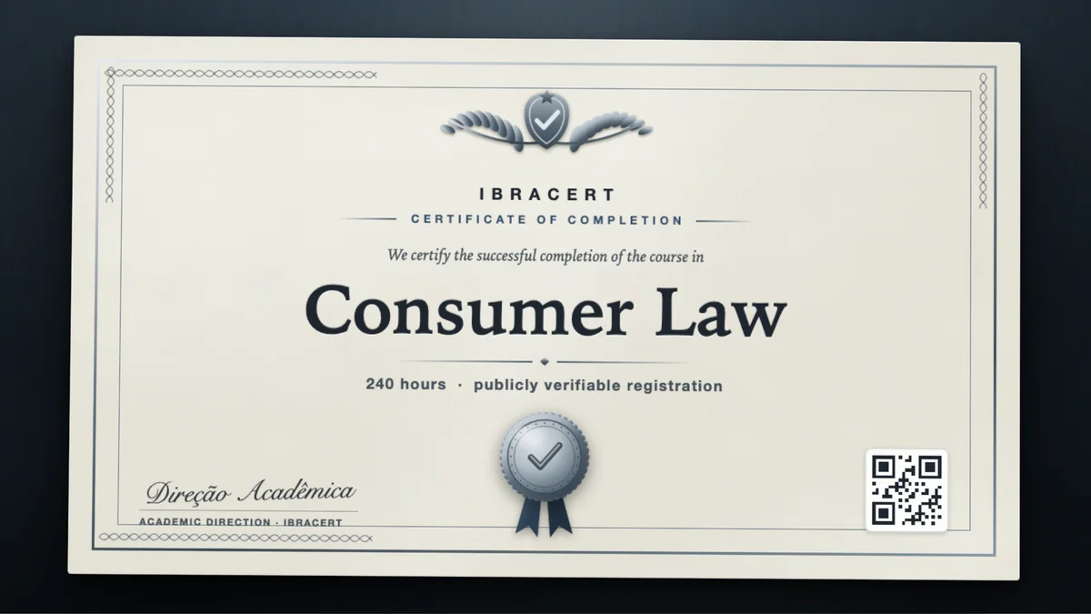 Cover of the Consumer Law course