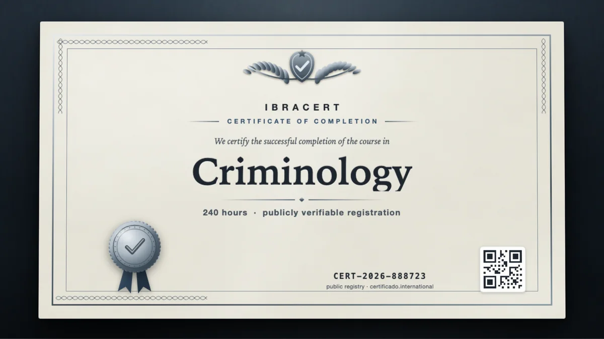 Cover of the Criminology course