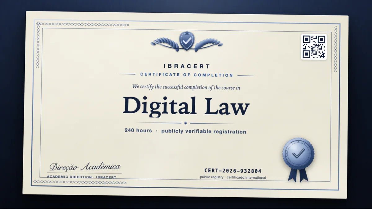 Cover of the Digital Law course