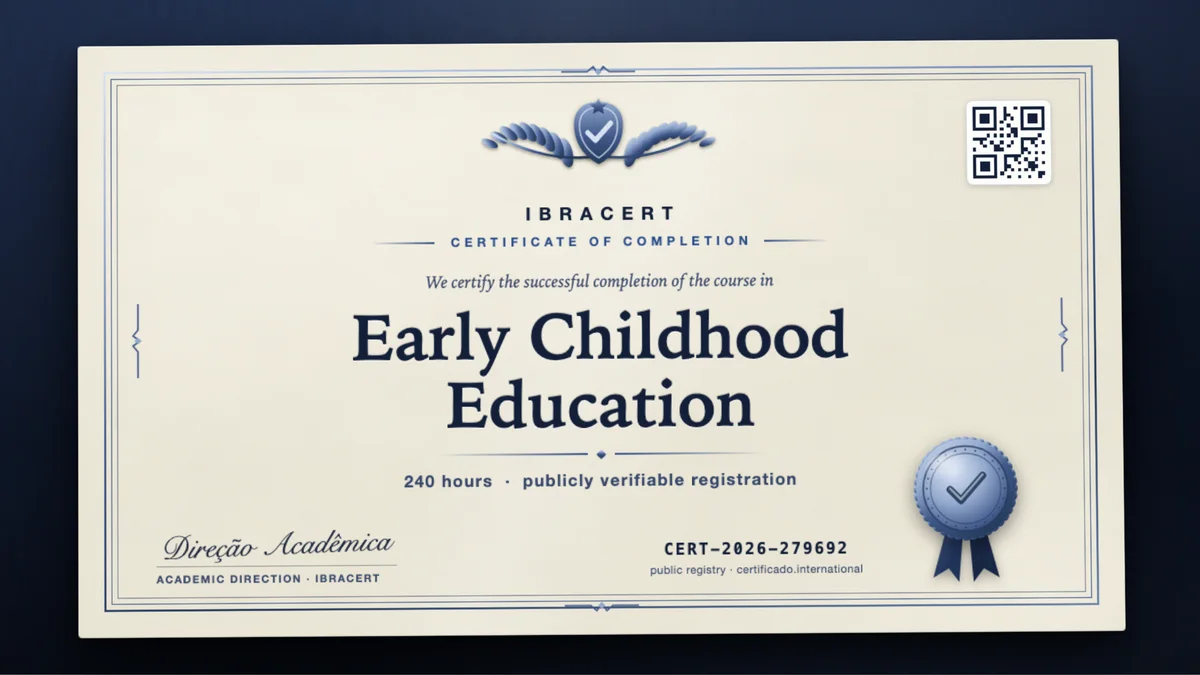 Cover of the Early Childhood Education course