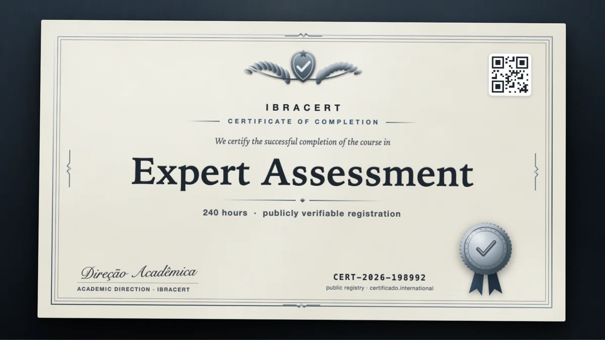 Cover of the Expert Assessment course