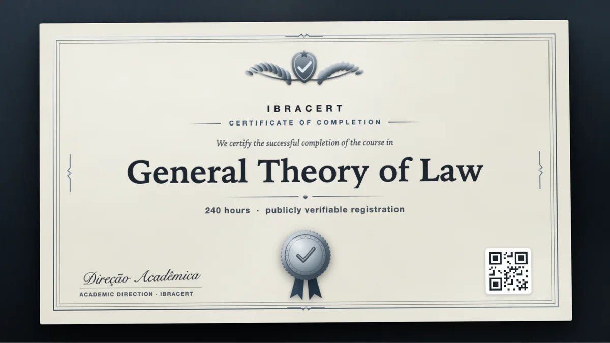 Cover of the General Theory of Law course
