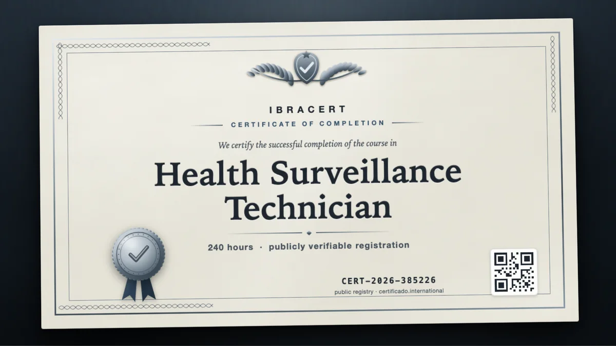 Cover of the Health Surveillance Technician course