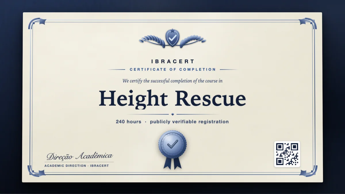 Cover of the Height Rescue course