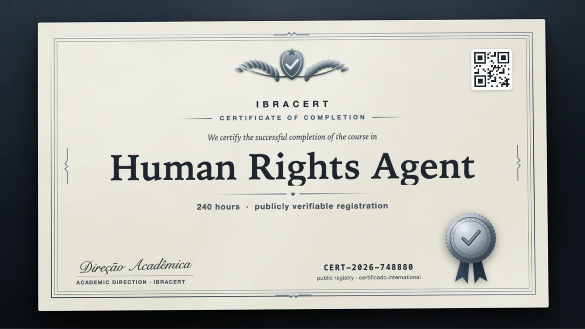 Cover of the Human Rights Agent course