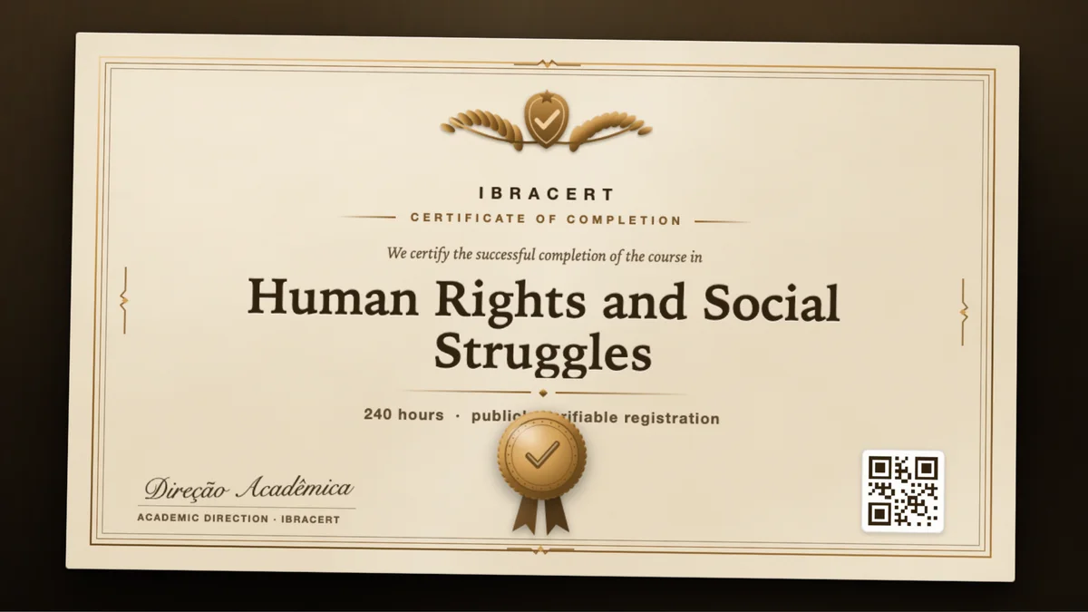 Cover of the Human Rights and Social Struggles course