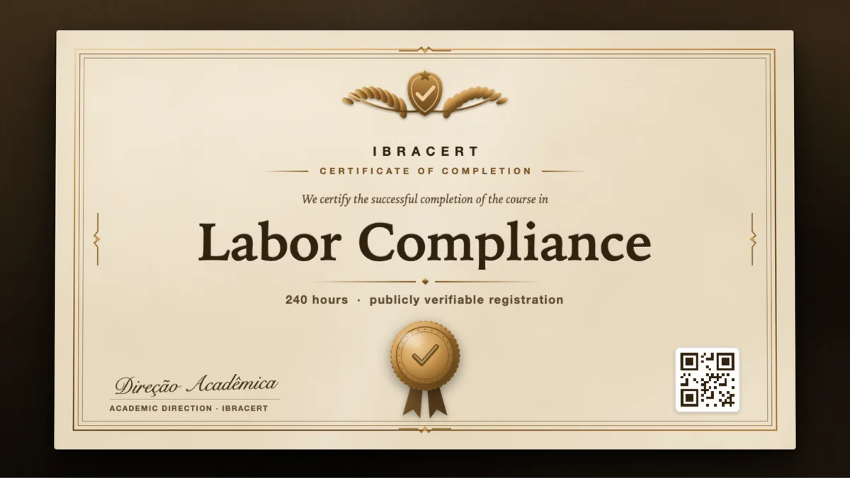 Cover of the Labor Compliance course