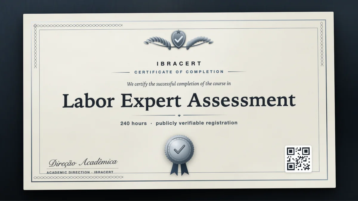 Cover of the Labor Expert Assessment course