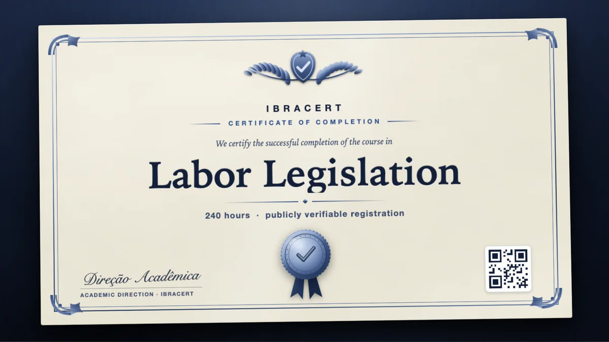 Cover of the Labor Legislation course