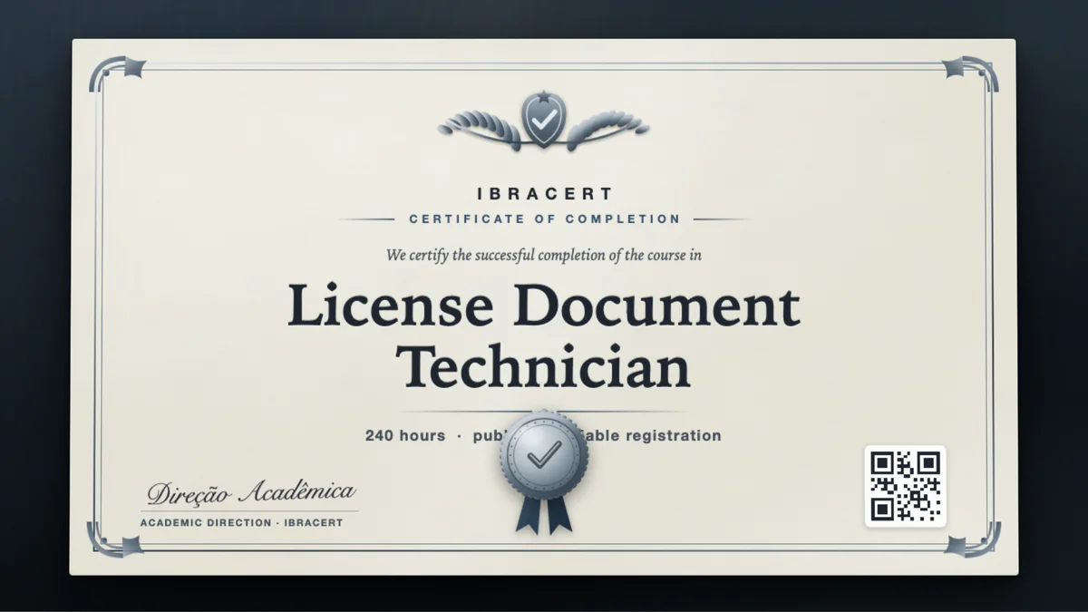 Cover of the License Document Technician course
