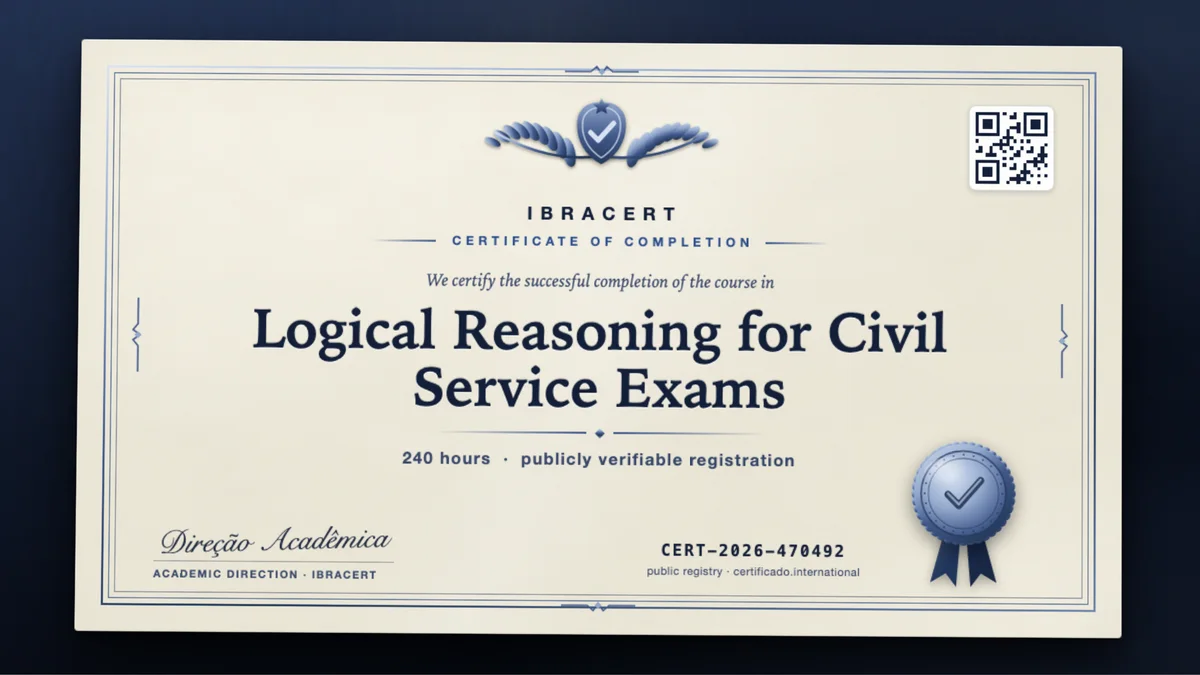 Cover of the Logical Reasoning for Civil Service Exams course