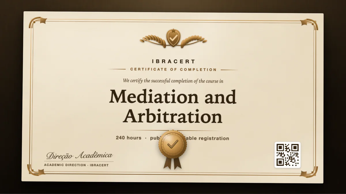 Cover of the Mediation and Arbitration course