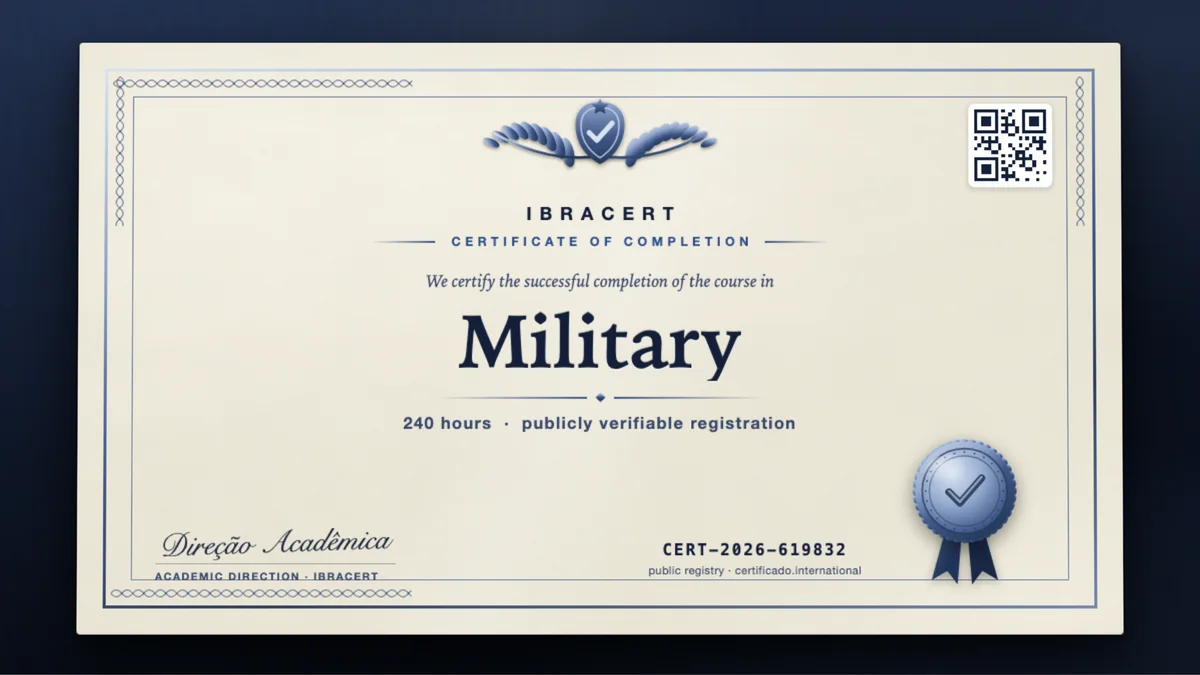 Cover of the Military course