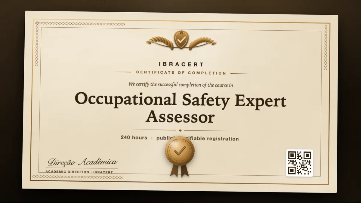 Cover of the Occupational Safety Expert Assessor course