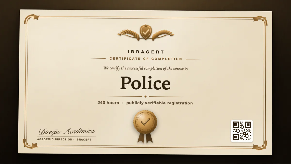 Cover of the Police course