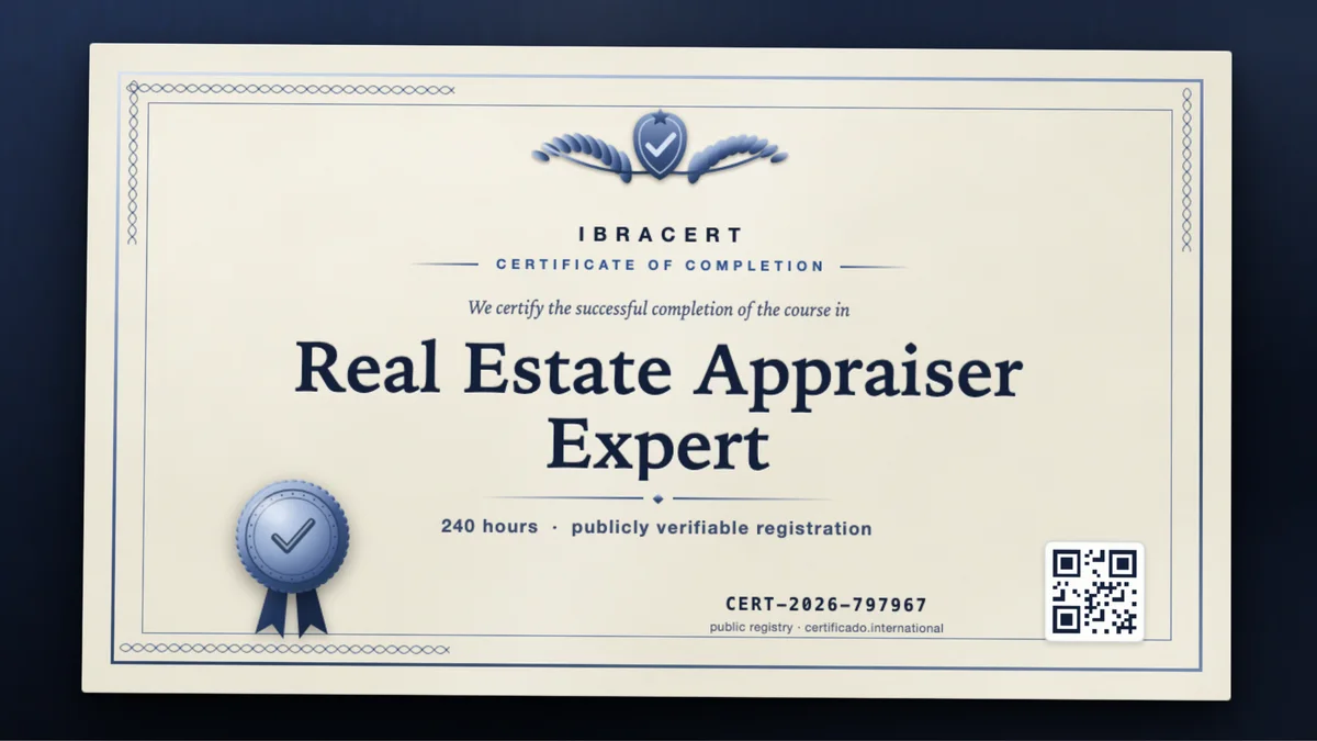 Cover of the Real Estate Appraiser Expert course