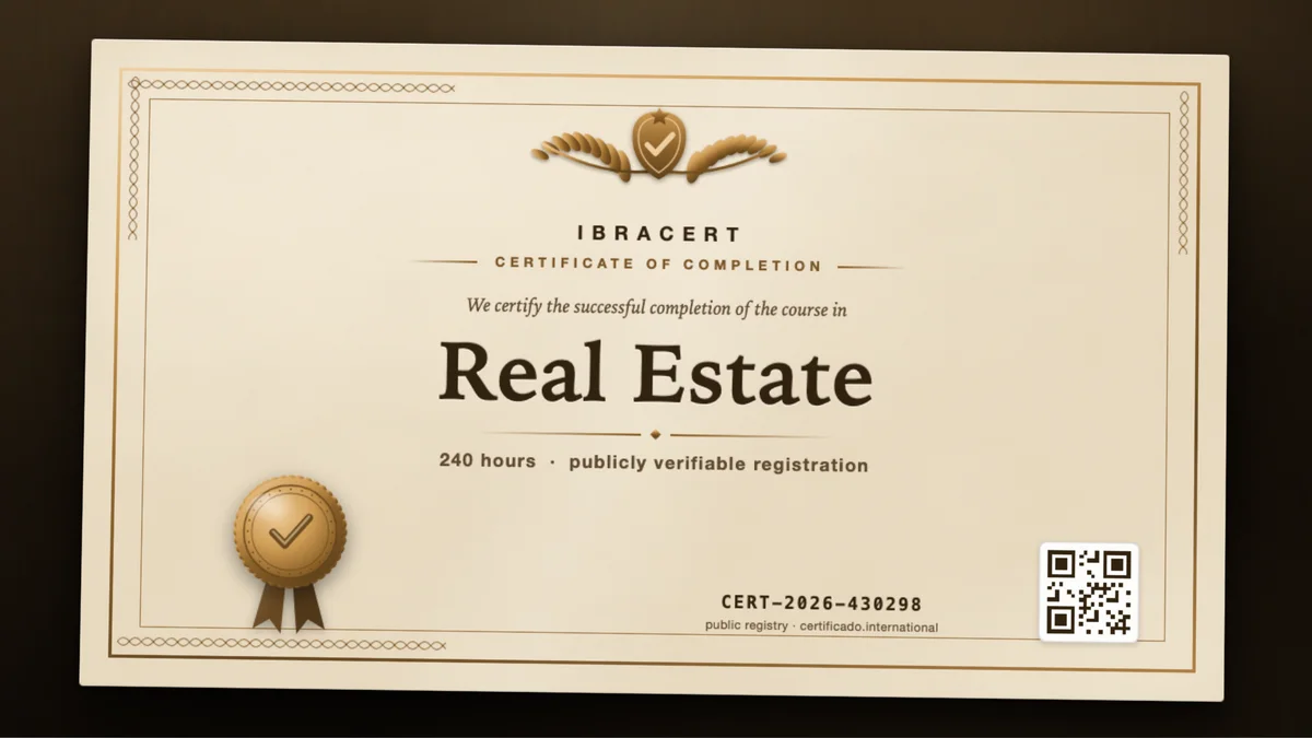 Cover of the Real Estate course