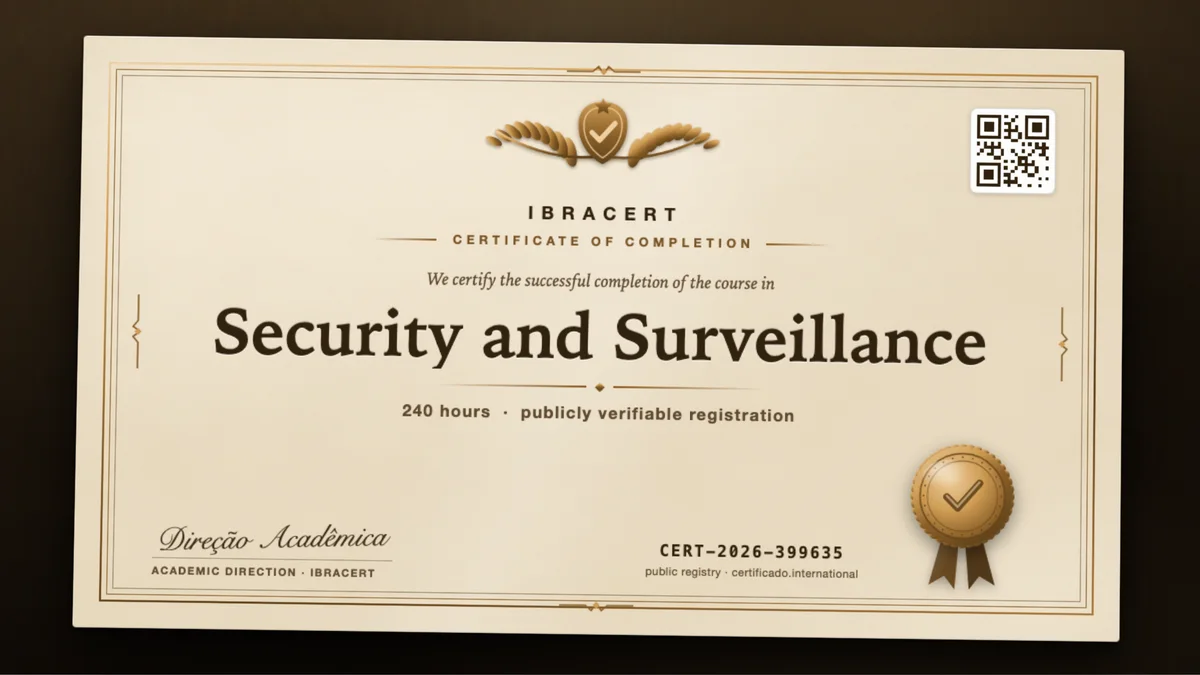 Cover of the Security and Surveillance course