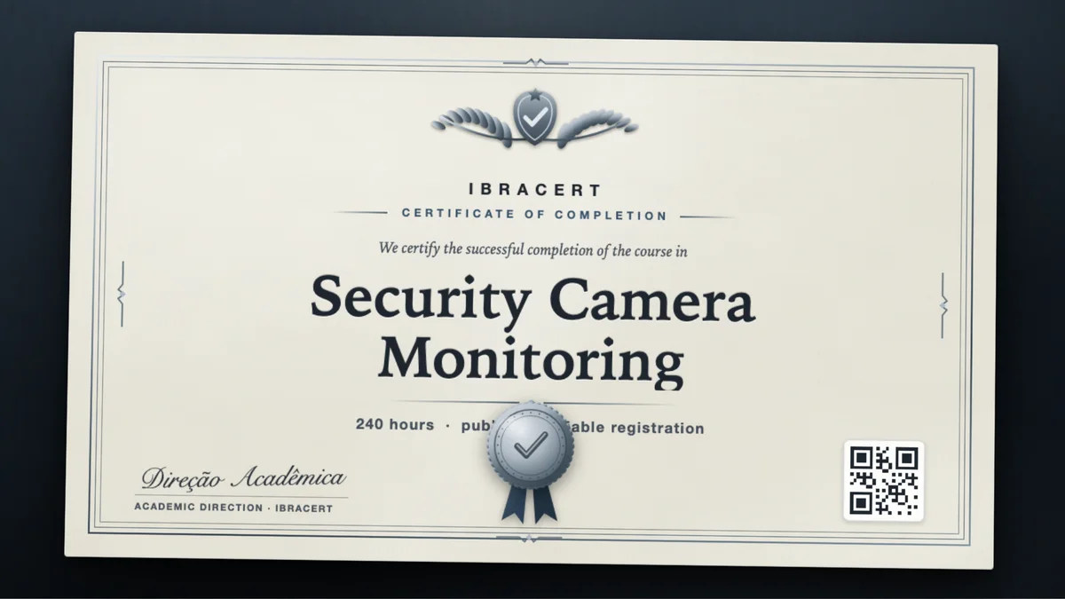 Cover of the Security Camera Monitoring course