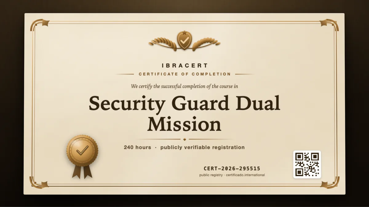 Cover of the Security Guard Dual Mission course