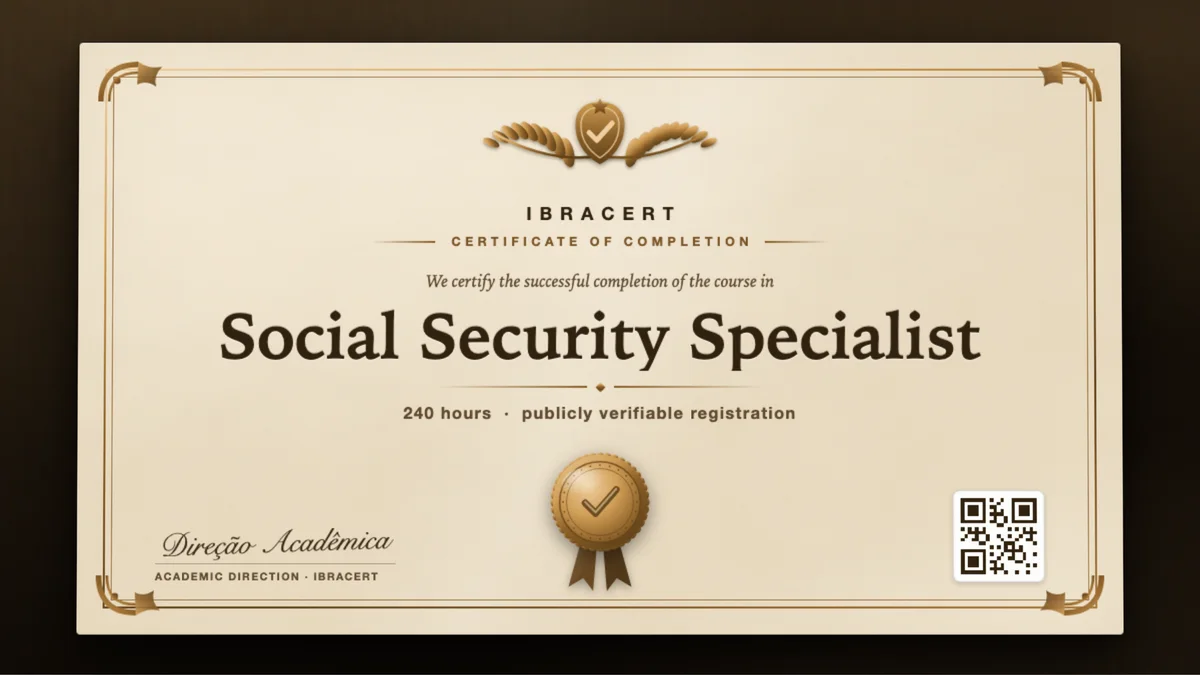 Cover of the Social Security Specialist course