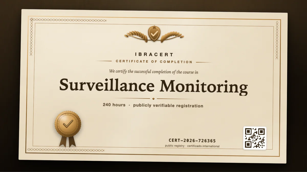 Cover of the Surveillance Monitoring course