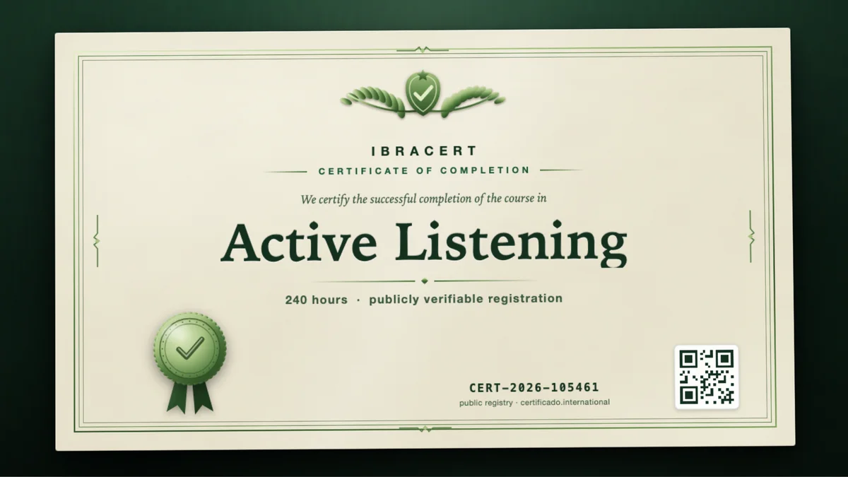 Cover of the Active Listening course