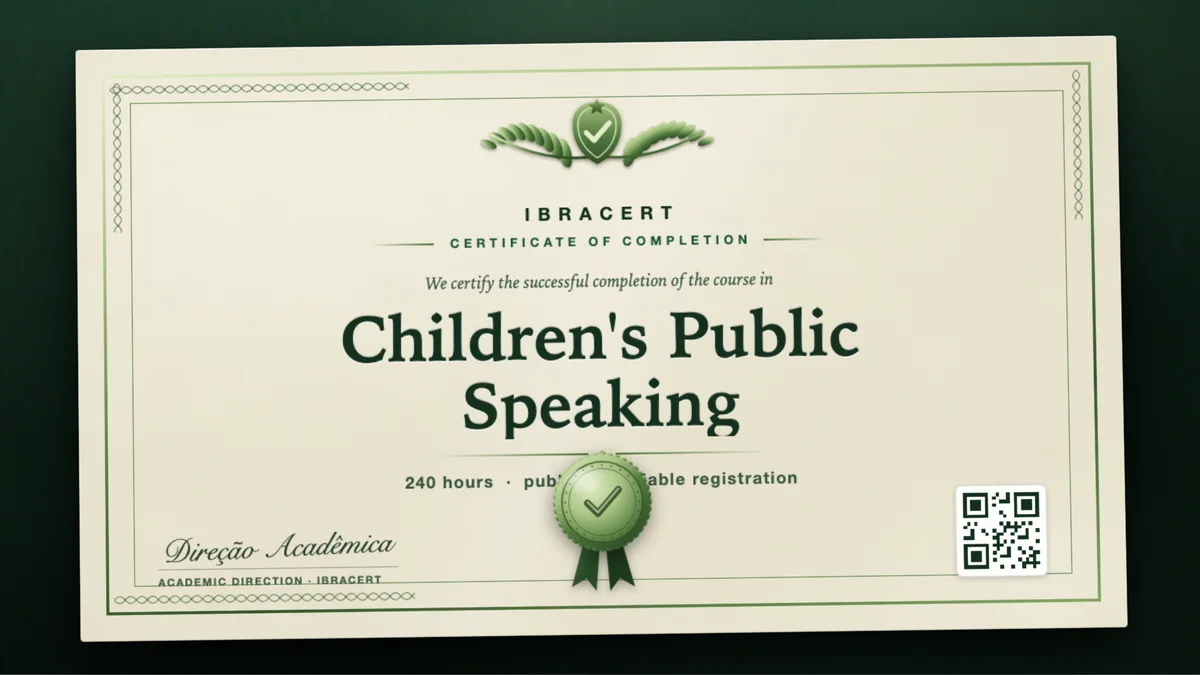 Cover of the Children's Public Speaking course
