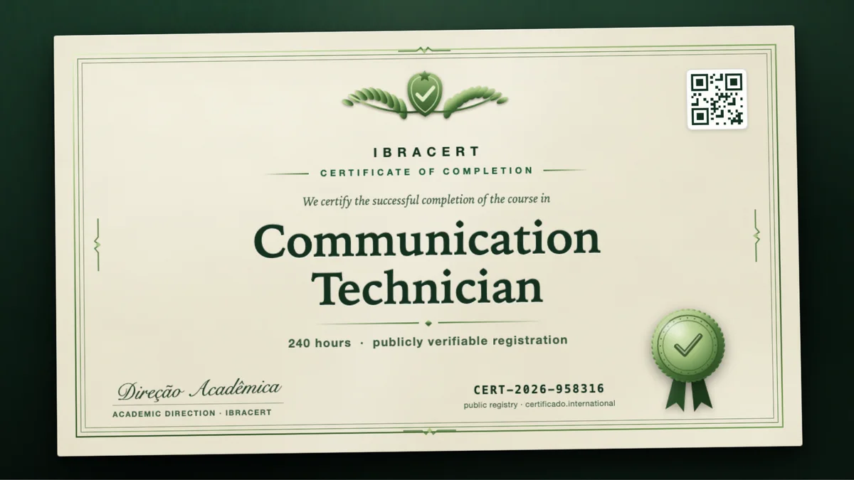 Cover of the Communication Technician course