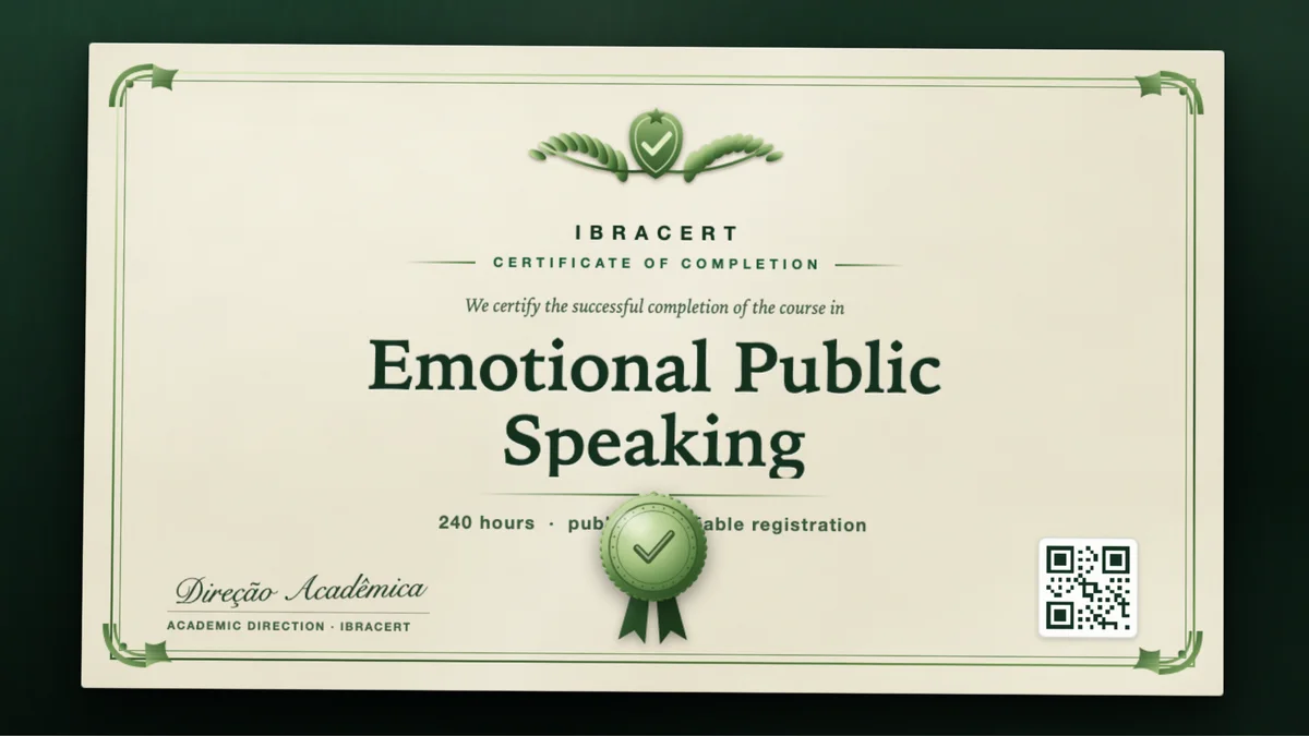 Cover of the Emotional Public Speaking course