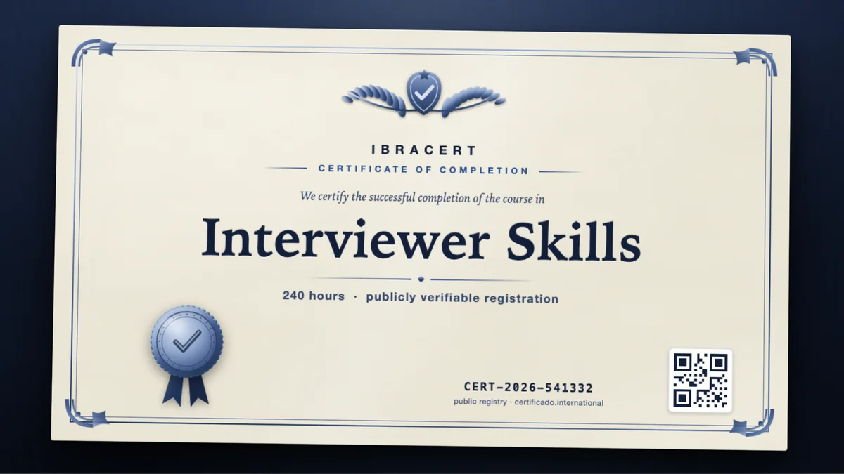Cover of the Interviewer Skills course